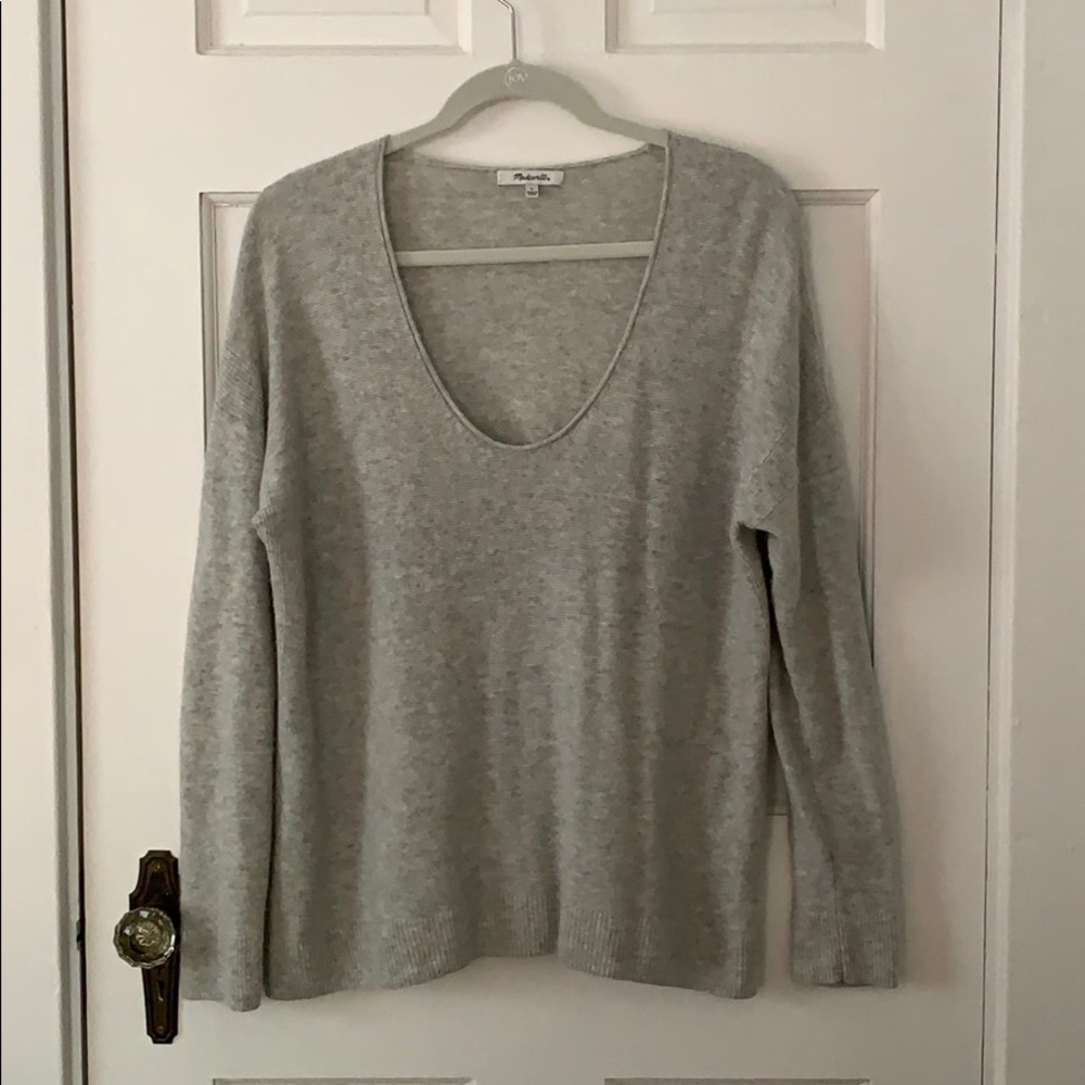 Madewell NWOT scoopneck wool sweater
